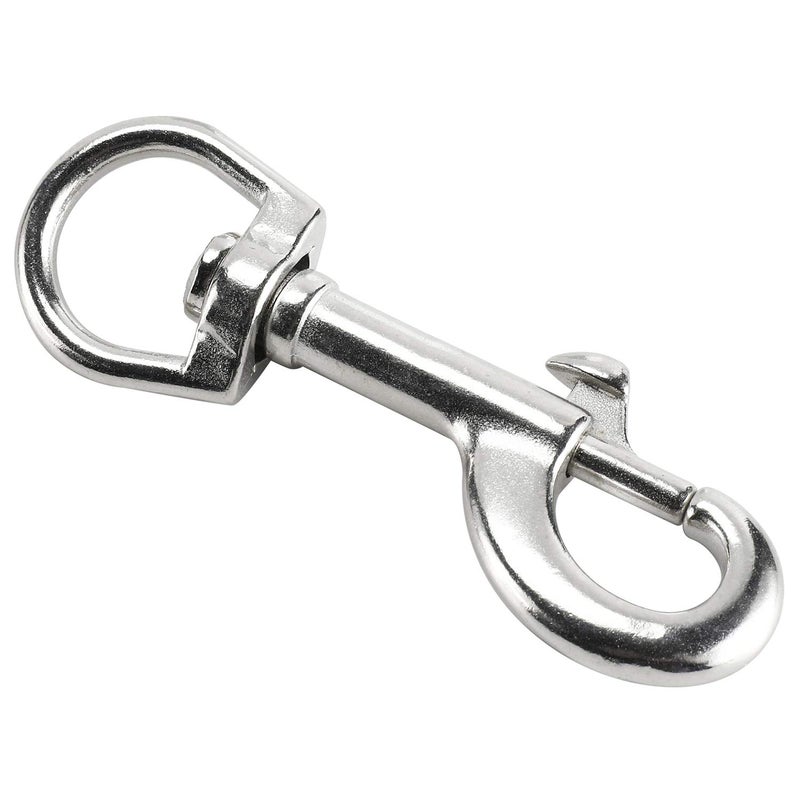 Yaegoo 4 Pack 316 Stainless Steel Swivel Eye Bolt Trigger Snap Hooks 3-1/2'' Marine Grade Single Ended Flagpole Snap Clips for Scuba Diving/Pet Leash/Keychain/Tarp Covers - Image 5